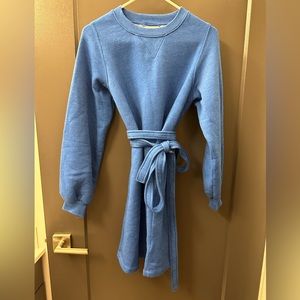 Xirena Emma Fleece Dress in Blue (Purchased on Tuckernuck)